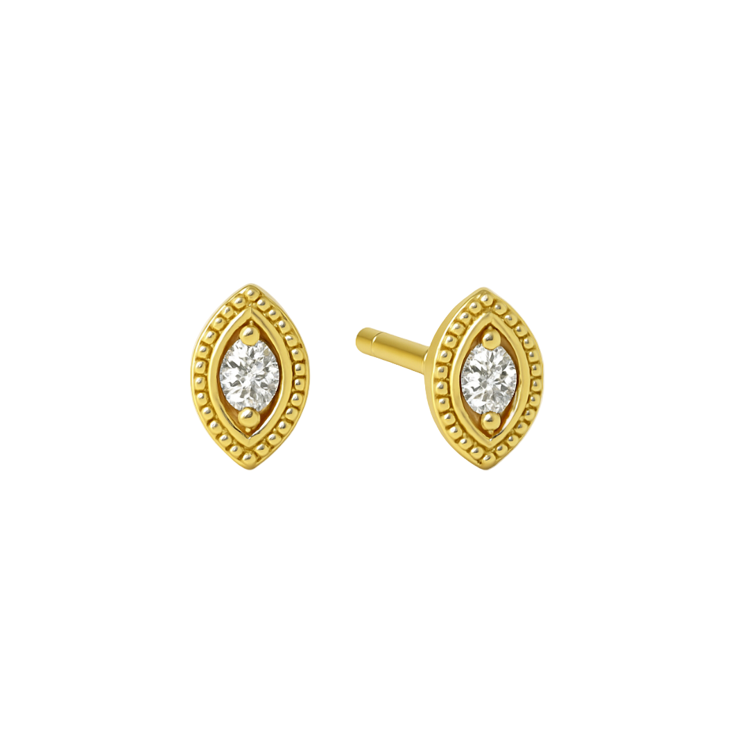 Mini Marquise Studs