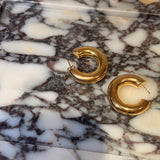 Chunky Gold Hoops (Lightweight)