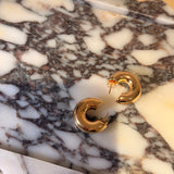 Medium Chunky Gold Hoops