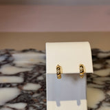 Mini Cubic Gold Huggies