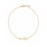 Baby Script Name Necklace