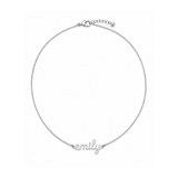 Baby Script Name Necklace