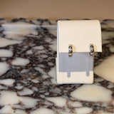 Cubic Silver Huggies
