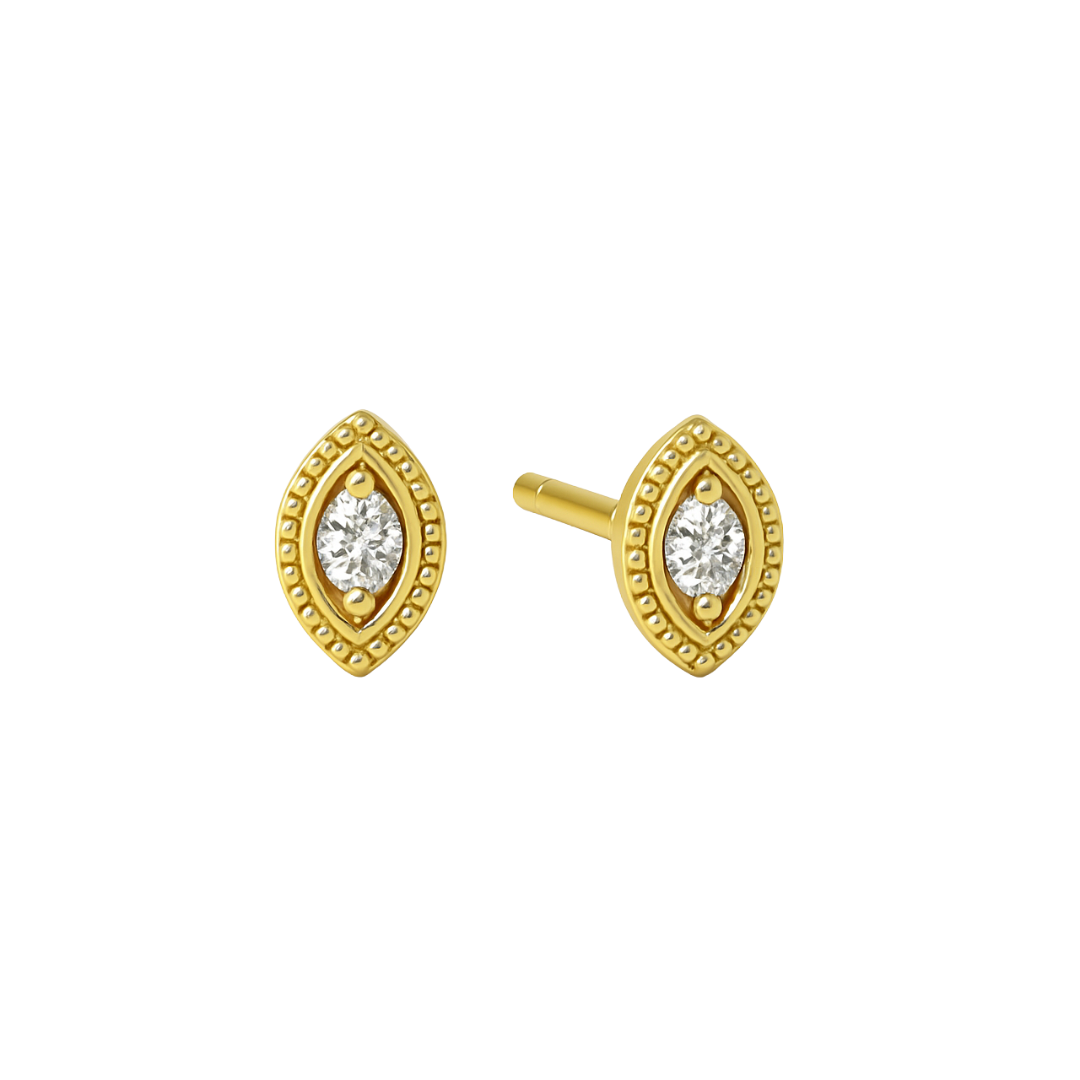 Mini Marquise Studs