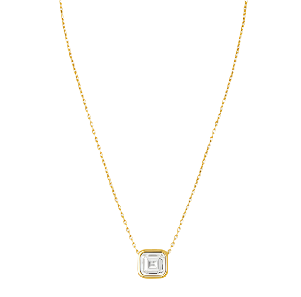 Horizontal Pear Necklace
