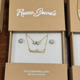Baby Script Name Necklace