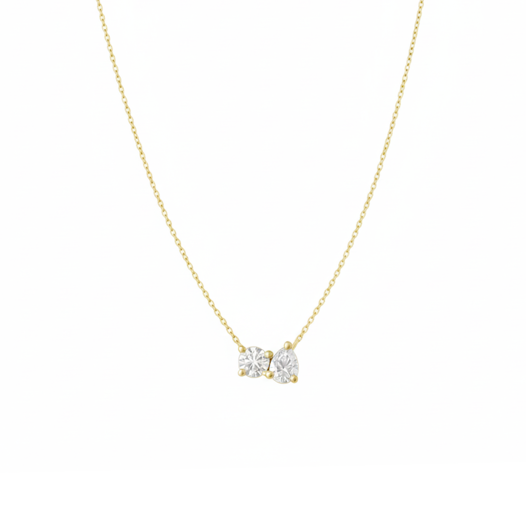 Deux Pierres Necklace