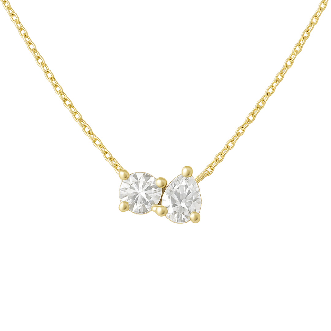 Deux Pierres Necklace