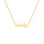 Mini Script Name Necklace