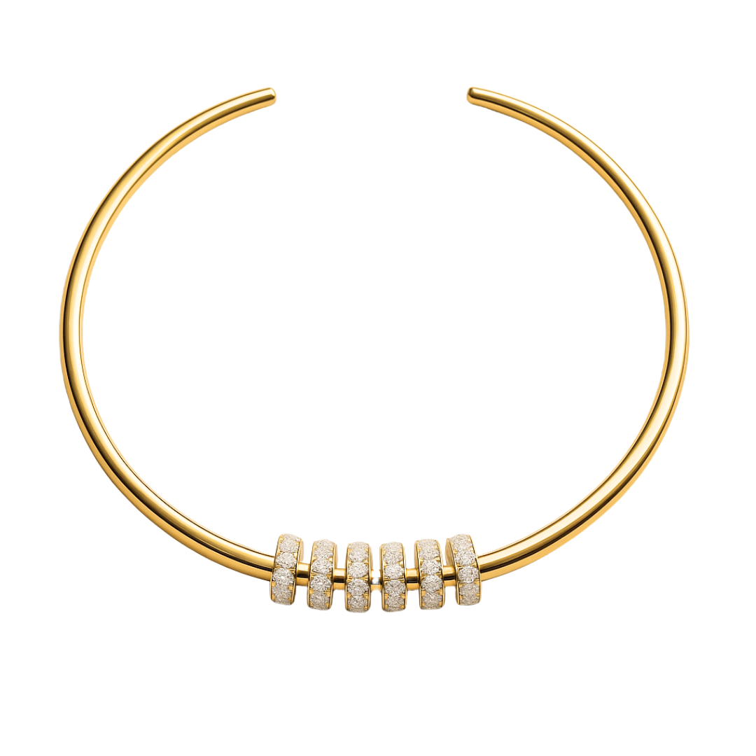 Orbit Cuff Necklace
