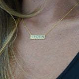 Cloud Name Necklace
