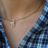 Script Initial Necklace