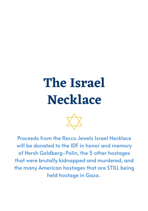 The Israel Necklace