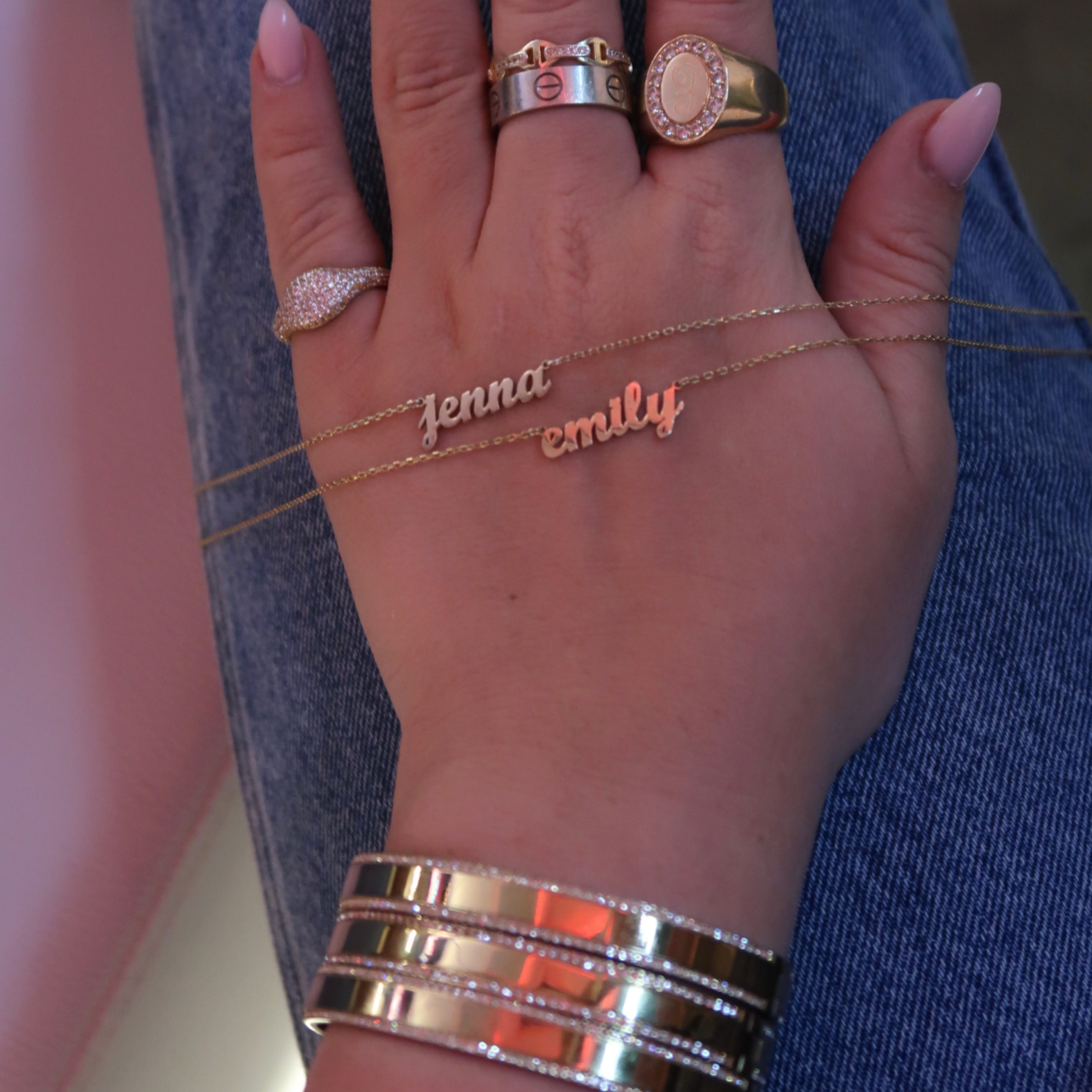 Mini Script Name Necklace