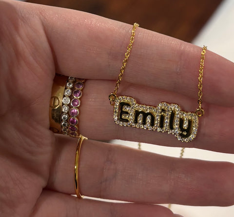 Iced Name Necklace