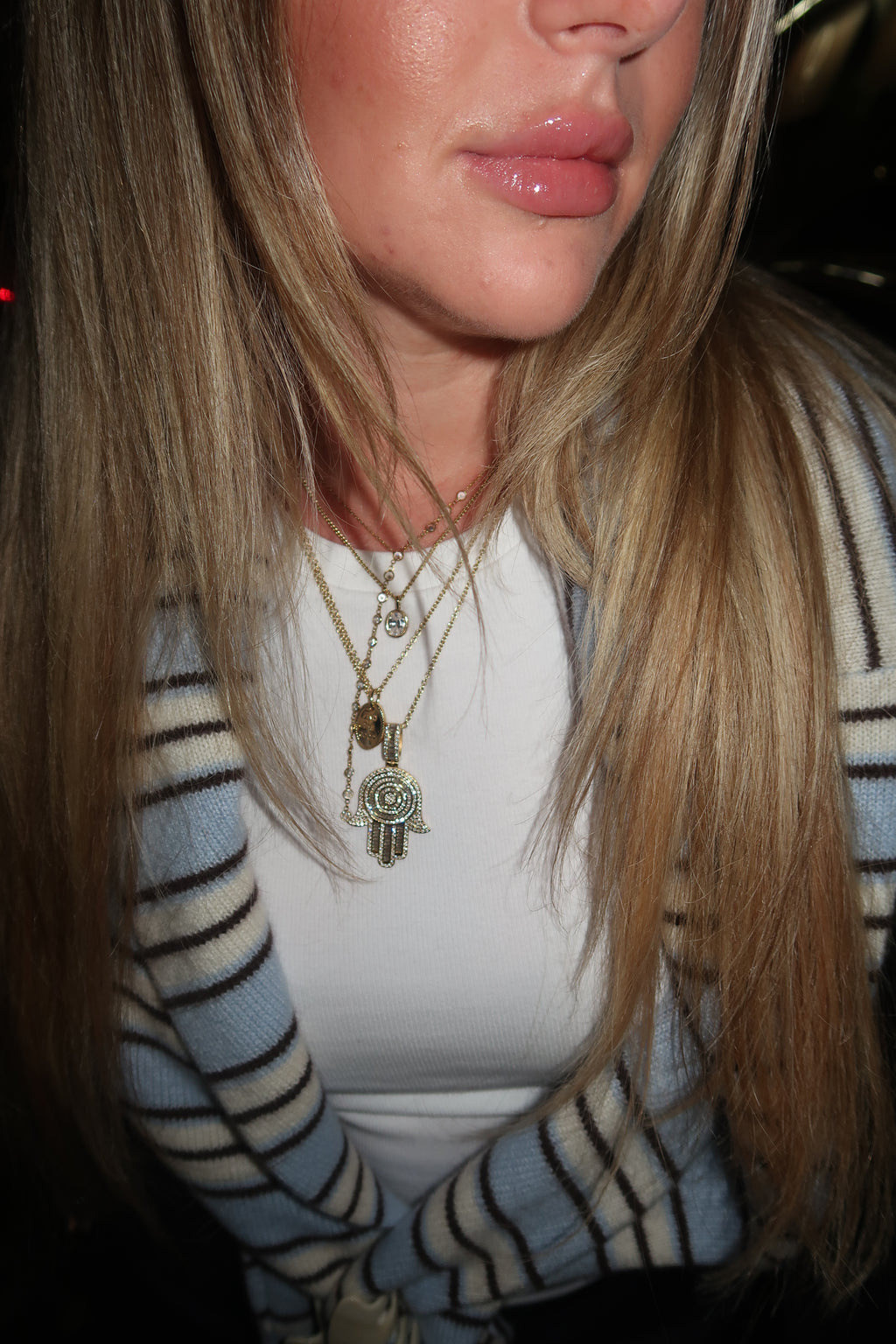 Hamsa Hand Necklace