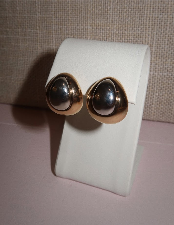 Two Tone Bubble Earrings