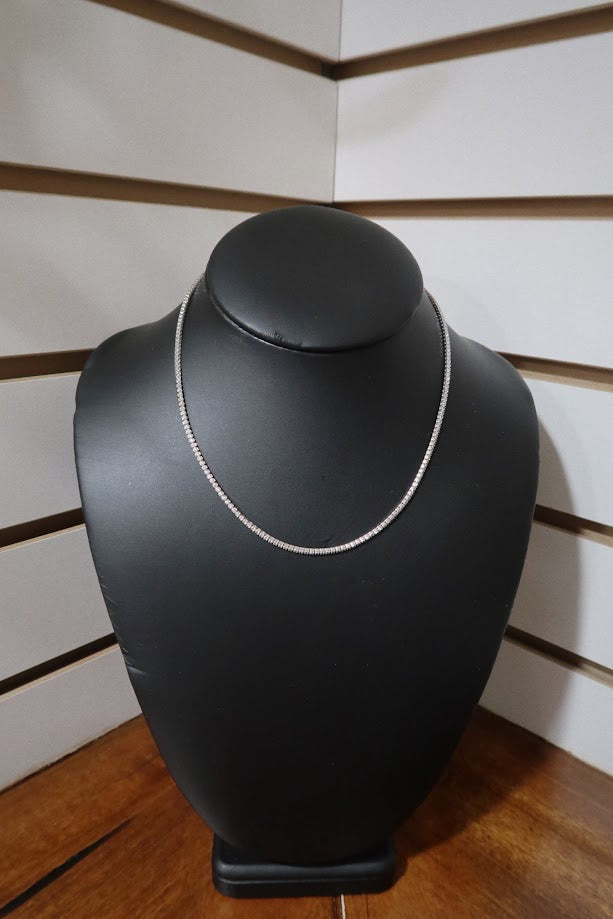 Thin Tennis Necklace