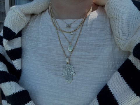 Hamsa Hand Necklace