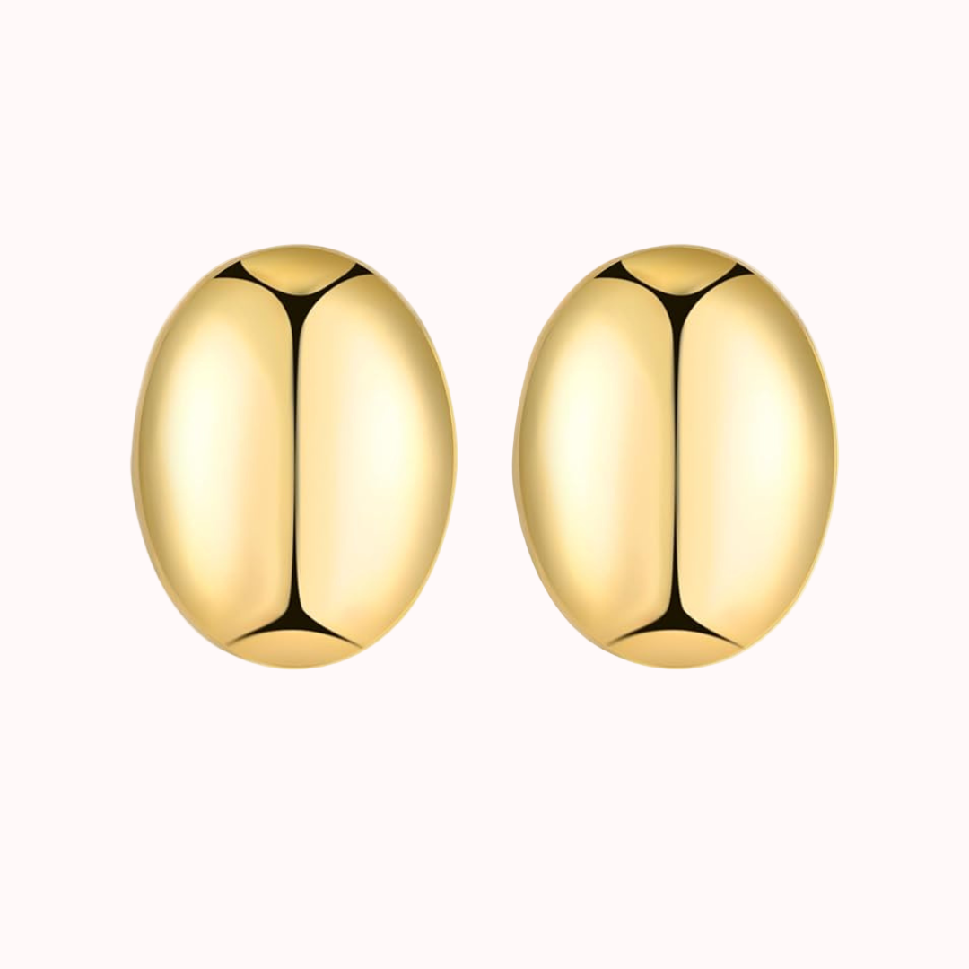 Gold Dome Earrings