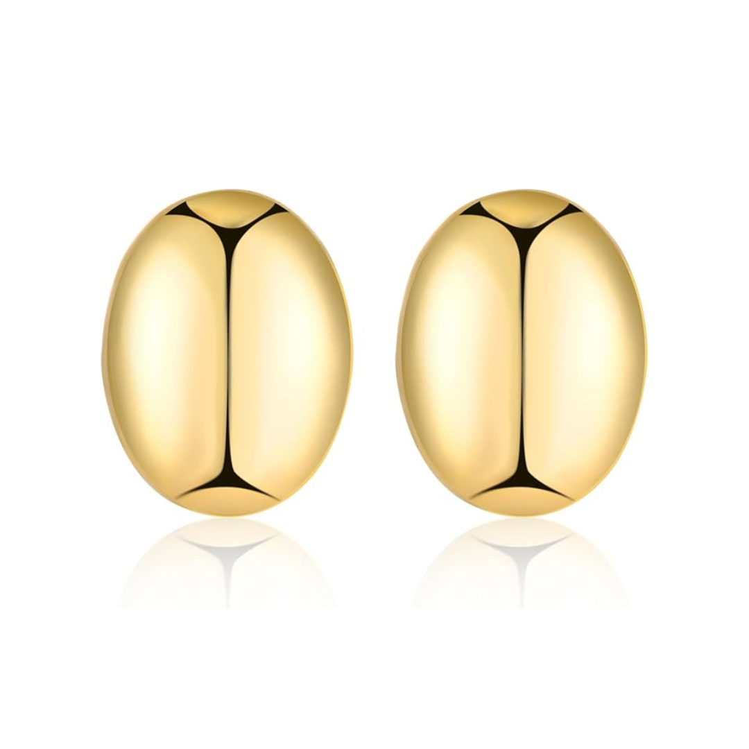 Gold Dome Earrings