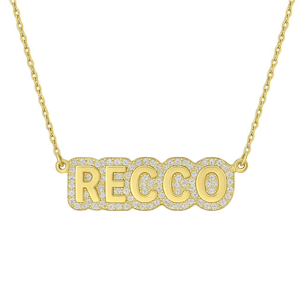 Cloud Name Necklace